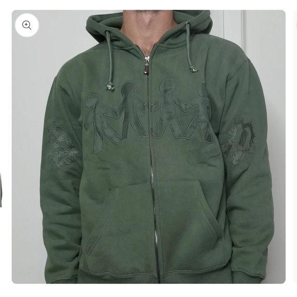 Strawberry Park Camo Green Hoodie